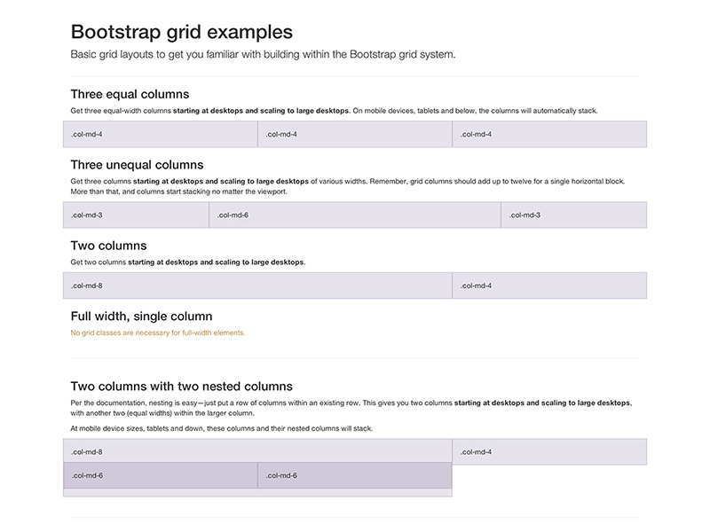 multiple grid example